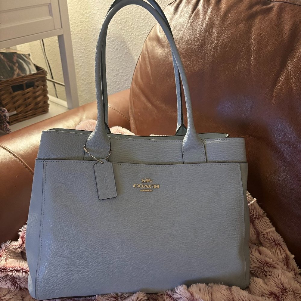 COACH Purse: Casey Tote (Blue)